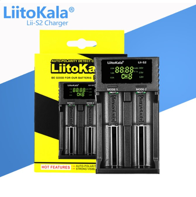 Зарядний пристрій для LiitoKala Lii-S2 battery charger Лучшая цена