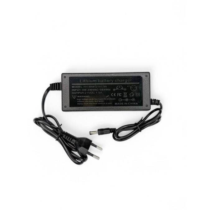 Зарядний пристрій для акумуляторних електроінструментів Lithium battery charger YH-48W 21V1,5 Am Лучшая цена