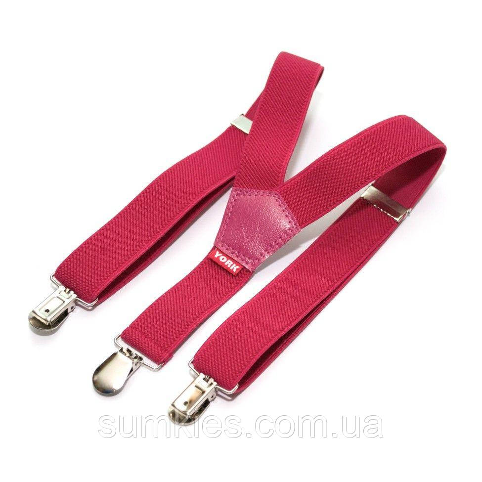 Дитячі підтяжки Gofin малинові PBD-019, фото 1