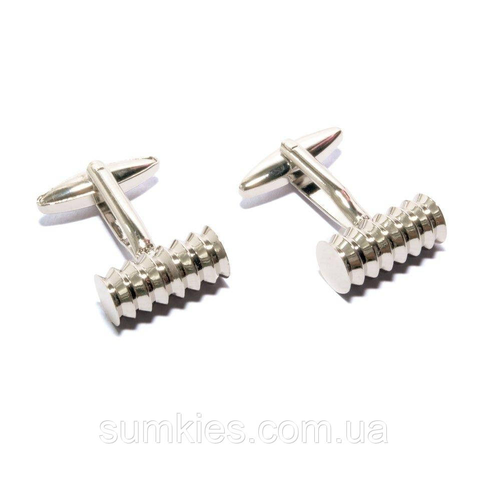 Запонки у вигляді обточеного циліндра ZPH-1144, фото 1