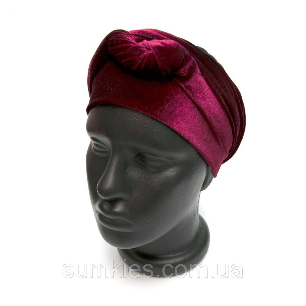 Жіноча хустка Zara вишнева GSP-1417, фото 1