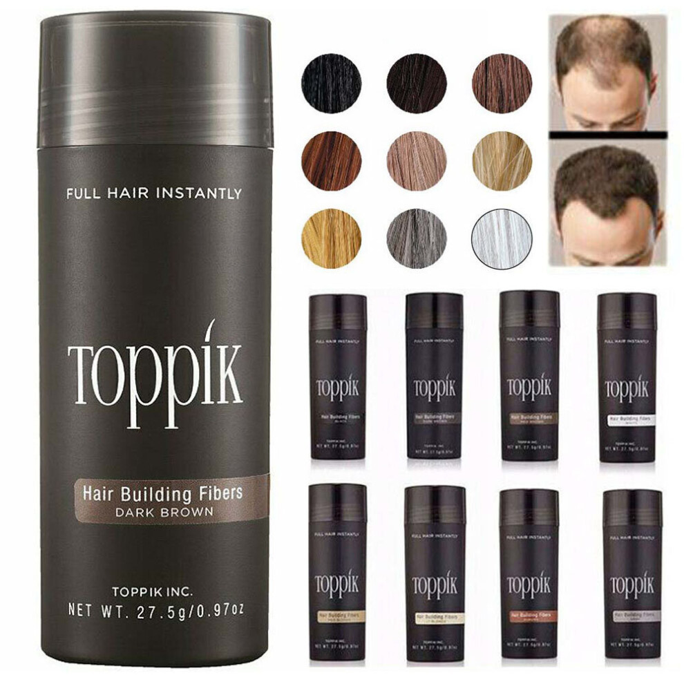 Загусник для волосся Toppik dark brown (темно-коричневий) 27,5 гр.