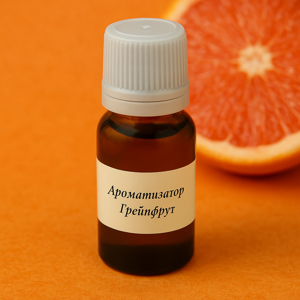 Грейпфрут 10 мл, ароматизатор для свічок Промис-Плюс, фото 1