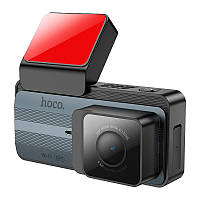Відеореєстратор Hoco DV11 Driving recorder 2K display GPS (Wi-Fi, 3.69", 2560p, 140°) Grey
