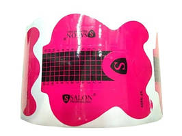 Форми для нарощування нігтів Salon рулон 500шт. колір темно-червоні