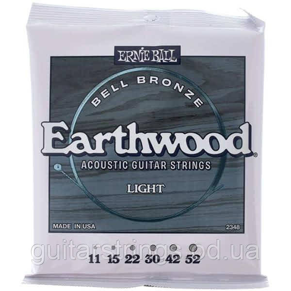 Струны Ernie Ball 2348 Earthwood Bell Bronze Light 11-52, фото 1