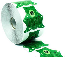 Форми для нарощування нігтів Salon рулон 500шт. колір зелений