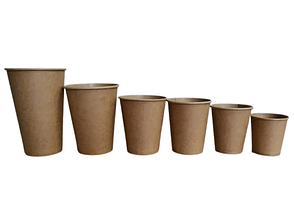 Стакан паперовий  Kraft 100мл 50шт/уп ЮВ