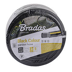 Шланг для поливання BLACK COLOUR 1/2" 30 м, Bradas Польща чорний WBC1/230