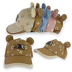 ОПТ Дитяча кепка з вушками для хлопчика, 50 р. (5 шт./паковання)