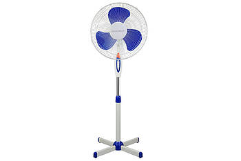 Вентилятор підлоговий Grunhelm GFS-1619,  35 Вт, швидкостей 3, регульована висоти, білий