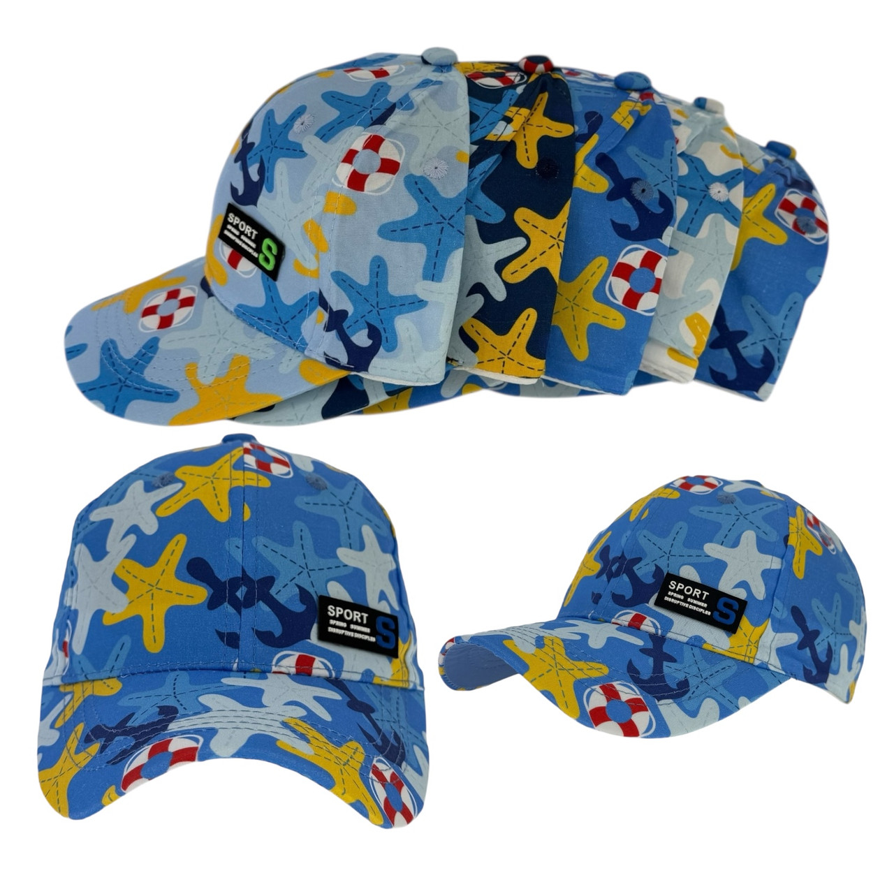 ОПТ Дитяча кепка на літо, 50-52 р. (5 шт./паковання), фото 1