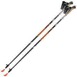 Палиці для скандинавської ходьби Gabel X-1.35 Active Knife Black/Orange 105 (7008361151050)