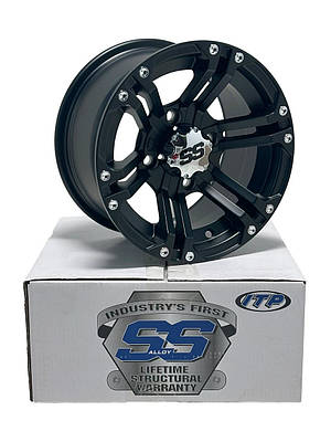 Колісний диск для квадроцикла 12 Диск SS ALLOY "ITP" SS212 12x7 4/110 5+2 Black