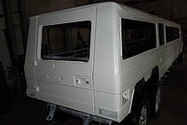 Изготовление стекол на лимузин Mercedes Gelentwagen в Никополе (Украина) 1