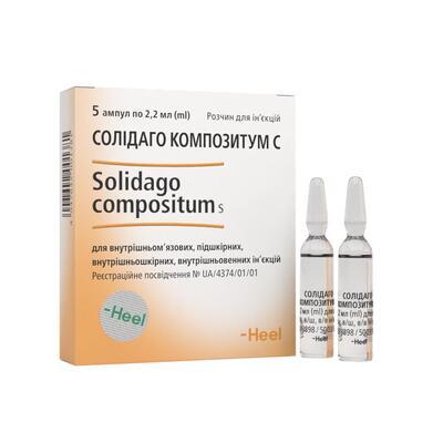 Солідаго Композитум 2,2 мл, фото 1