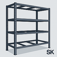 Каркас складського стелажу SECTOR пофарбований Ral 7024; 2004