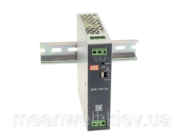 XDR-75E-36 Блок живлення на Din-рейку Mean Well 75,6 вт, 36в, 2,1А