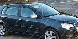 Вітровики вікон Фольксваген Поло 4 5d (дефлектори бічних вікон Volkswagen Polo 4)