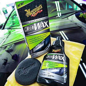 Очищуючий віск 3 в 1 Meguiar's Wax 3-in-1, 473 мл