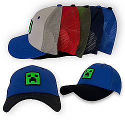 ОПТ Дитяча кепка на літо із сіткою, 54 р. (5 шт./паковання)