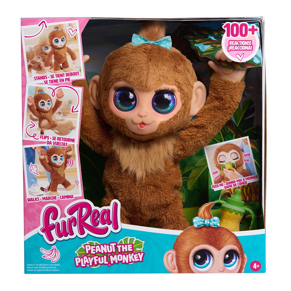 Оригінал!! Інтерактивна іграшка FurReal Мавпочка Арахіс FurReal Just Play furReal Peanut The Playful Monkey 28113