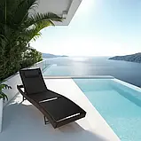 Лежак для басейну Moana, темно-коричневий колір, фото 4