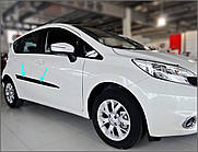 Молдинги на двері для Nissan Note II E12 2013-2017