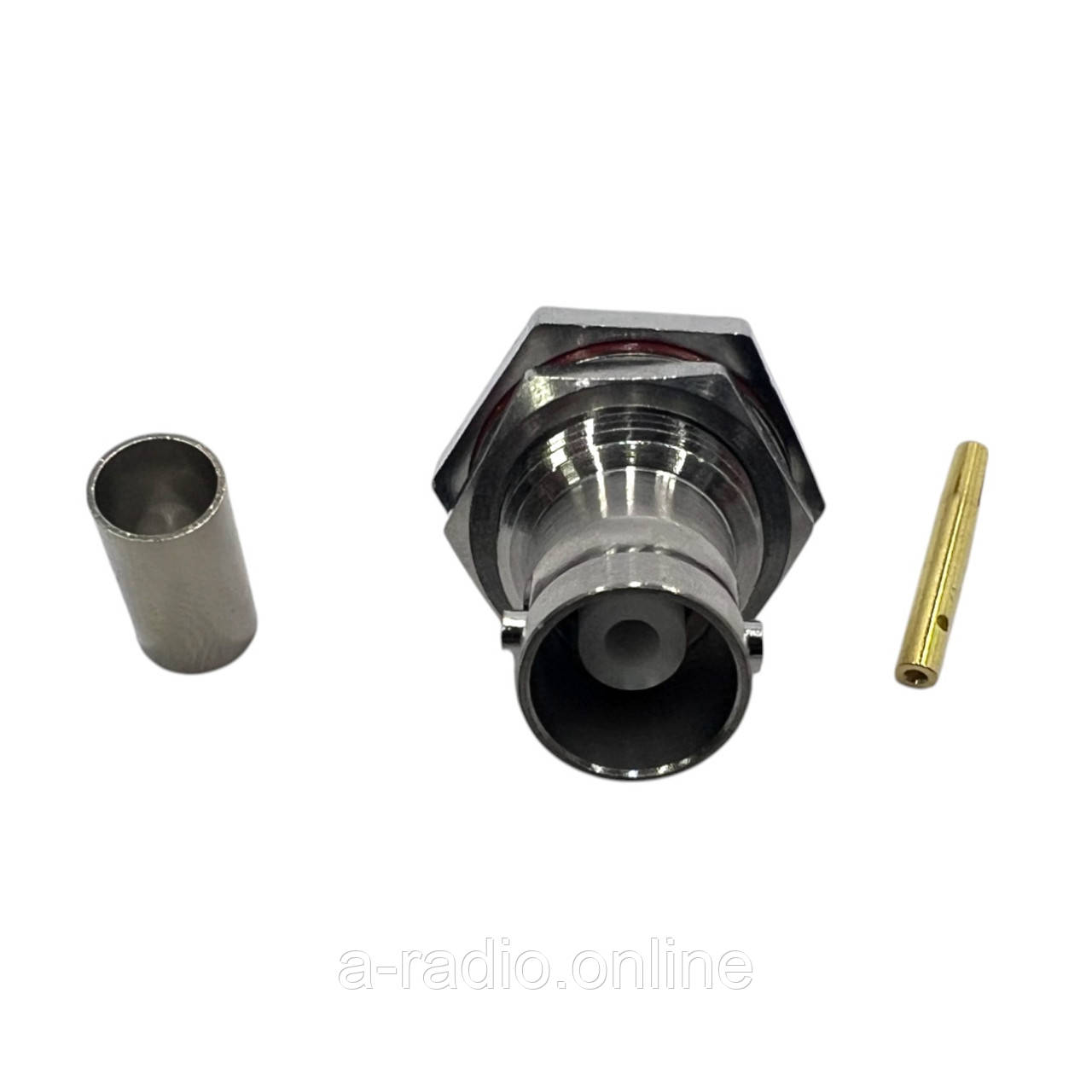 Роз'єм BNC-Female-bulkhead на кабель RG223