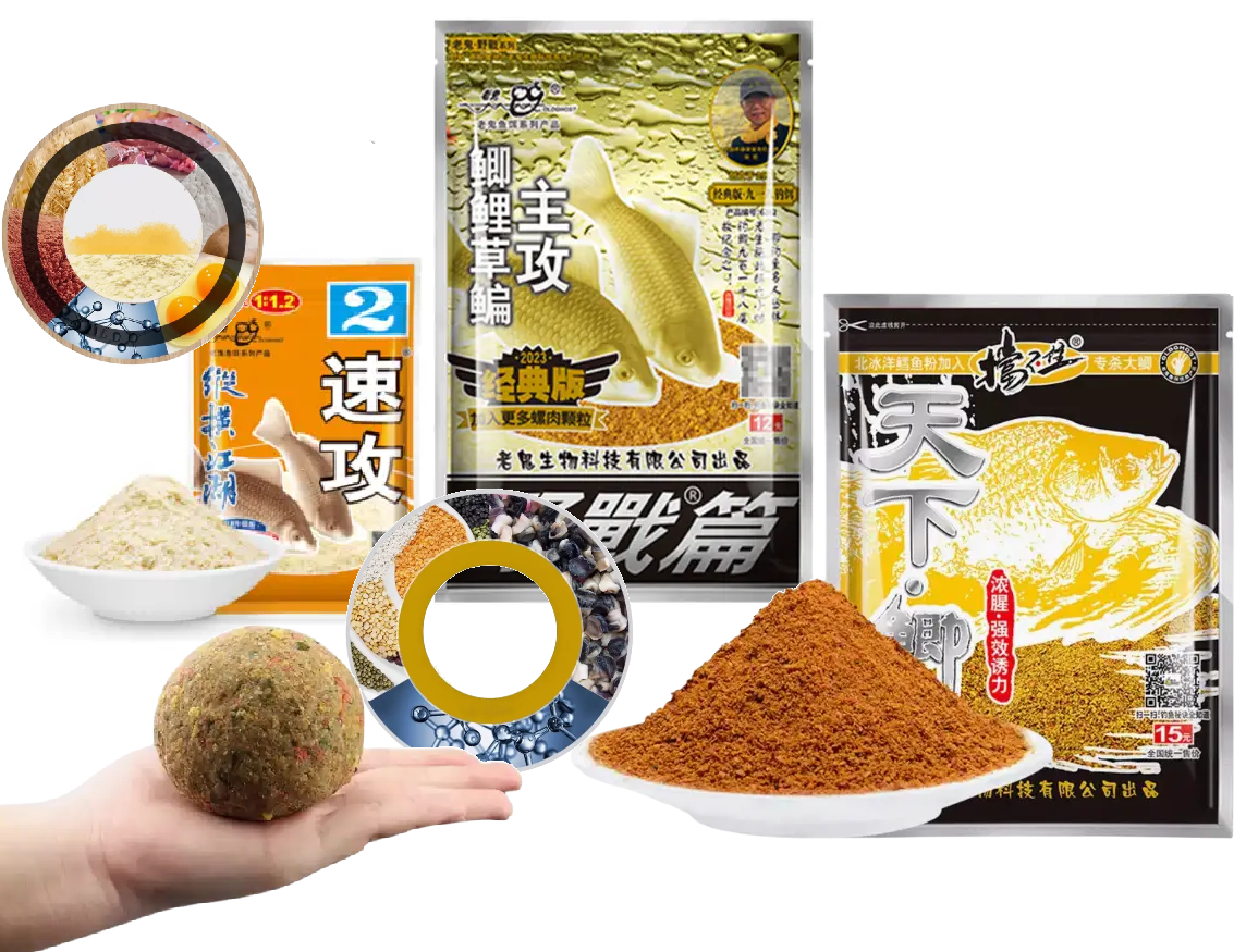 Сет тіста Старий Привид "Велика трійка" Насадка прикормка Херабуна 3 пачки, 840 г