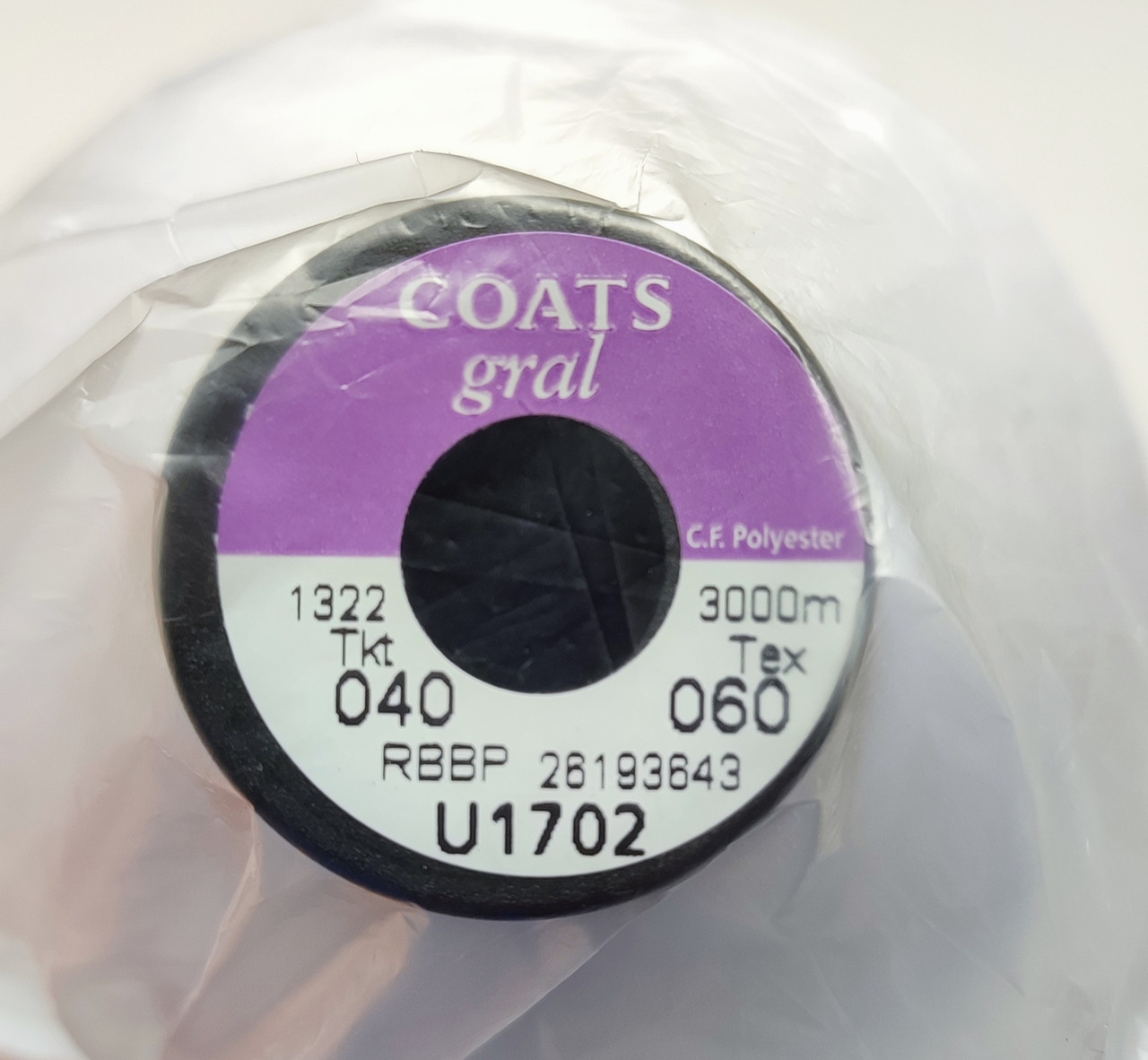Нитки Coats Gral No40.
Білий. 3000 м, фото 1