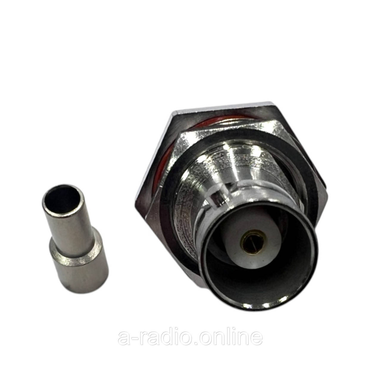 Роз'єм BNC-Female-bulkhead мама на кабель RG316