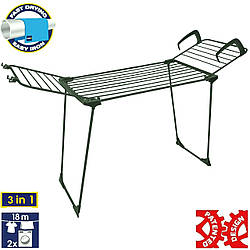 Сушарка для білизни підлогова Casa Si Orion 3in1 18m Dark Green (CS92229H04A)