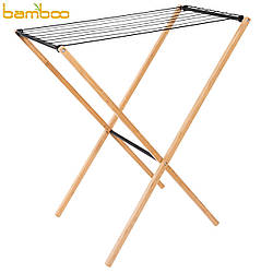 Сушарка для білизни підлогова Casa Si Bamboo Dryer S Braun (CS92303W06)