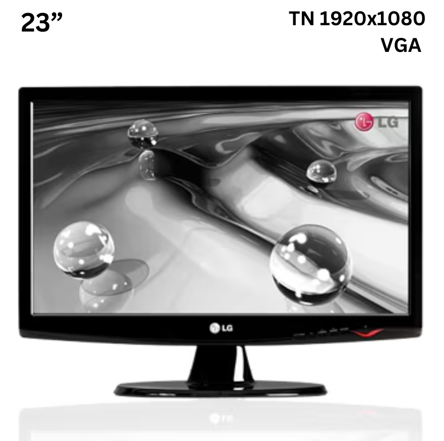Монітор 23” LG Flatron W2343S-PF/TN 1920x1080 Full HD/VGA Б/В