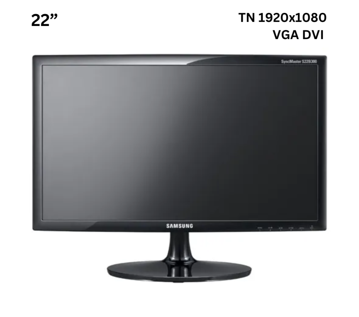 Монітор 22” Samsung SyncMaster S22B300B/TN 1920x1080 Full HD/VGA, DVI Б/В