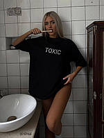 Футболка біла жіноча з принтом 42-46