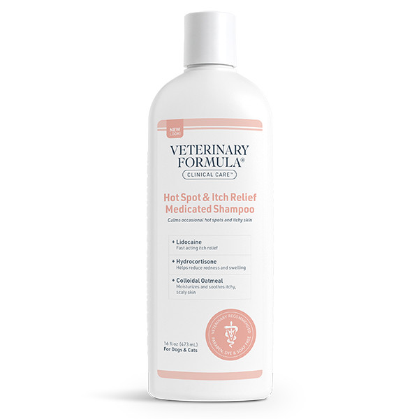 Veterinary Formula Clinical Care Hot Spot&Itch Relief Medicated Shampoo ВЕТЕРИНАРНА ФОРМУЛА АНТИАЛЕРГЕННИЙ лікувальний шампунь від, фото 1