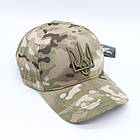 Кепка з Гербом України, розмір 55-59, Мультикам / Тактична кепка / Армійська бейсболка / Військова кепка, фото 8