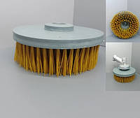 Насадка щетка с ворсом D=150мм на триммер для чистки ковров брусчатки тротуарной плитки