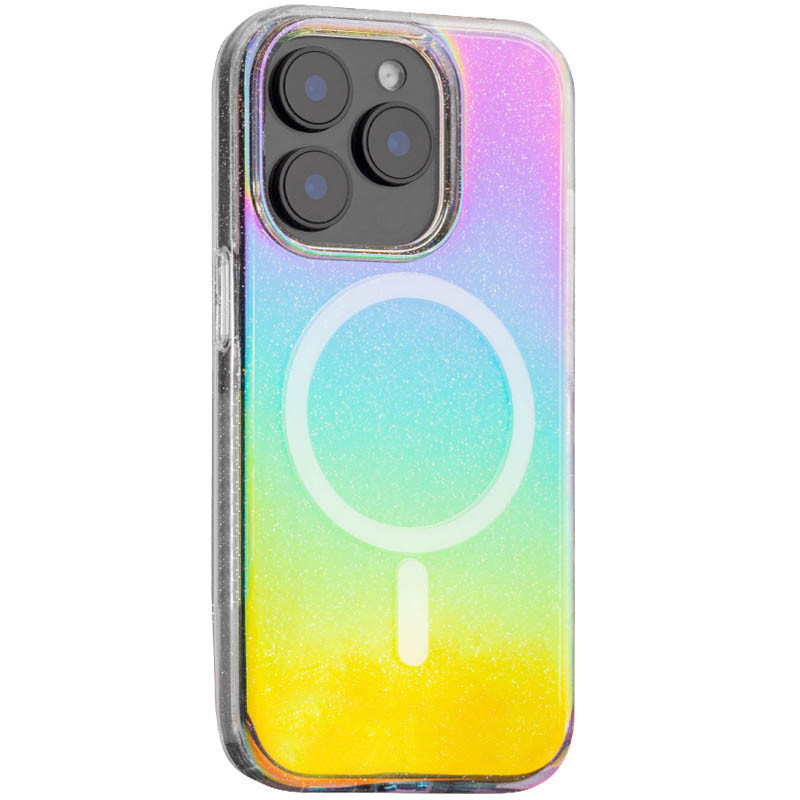 Блискучий чохол Galaxy Sparkle with MagSafe для Apple iPhone 14 Pro (6.1") | MagFit | Chroma+Glitter, фото 1