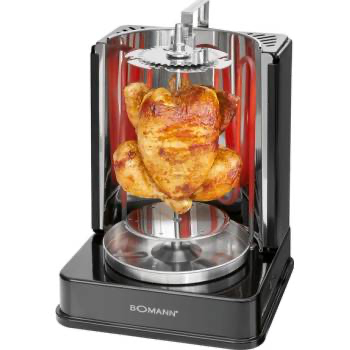 Електрошашличниця Bomann DVG 3006 CB мультигриль, кебаб, шашлик, курка гриль, фото 1