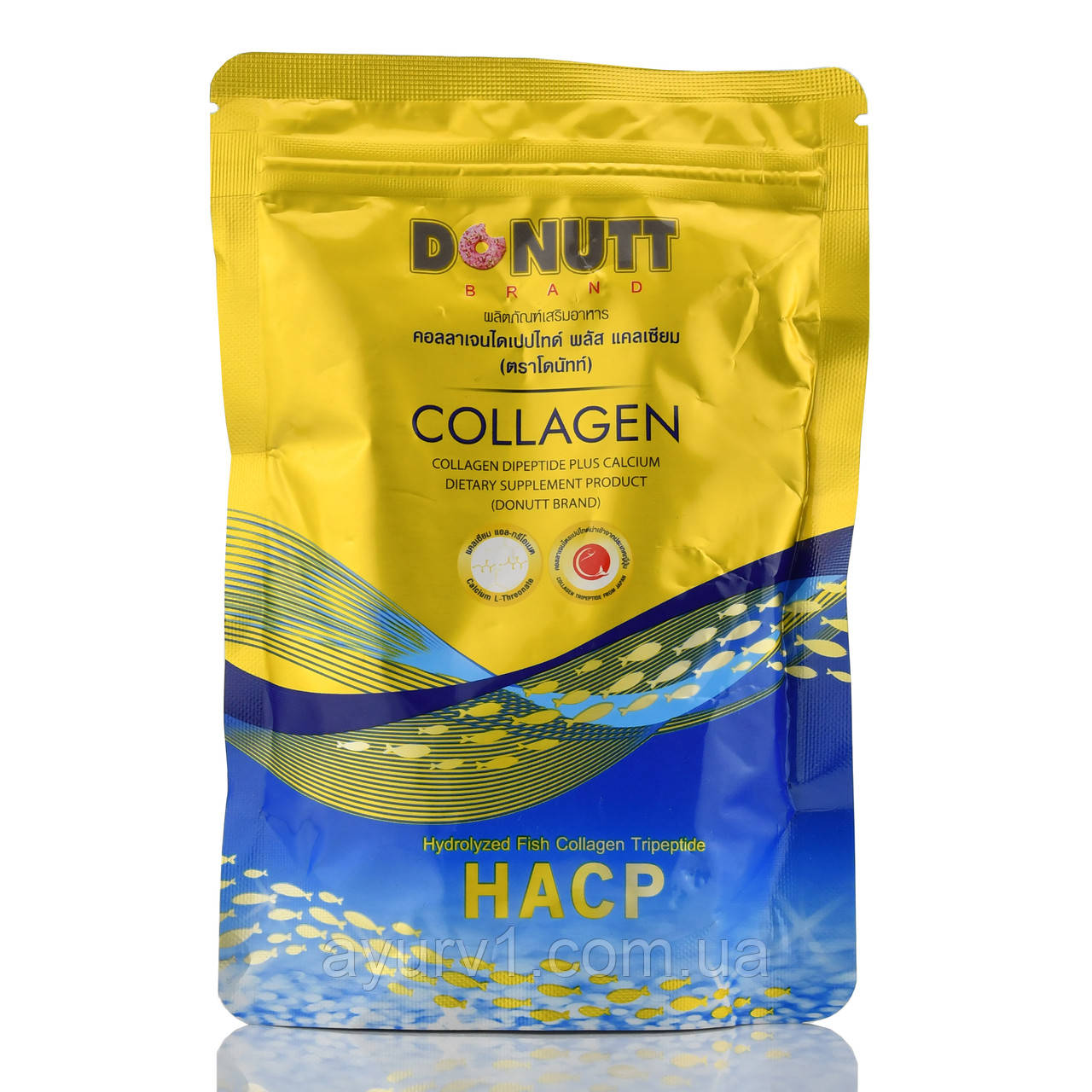 Питний колаген від бренду Donutt, збагачений кальцієм Donutt 120 г