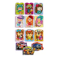 Яркая тетрадь с веселыми персонажами для малышей