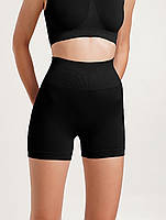 Шорти жіночі класичні безшовні з ефектом пуш-ап Giulia Shorts Shape чорні S/M L/XL, фото 3