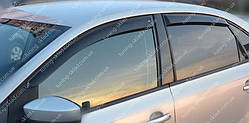 Вітровики вікон Фольксваген Поло 5 (дефлектори бічних вікон Volkswagen Polo 5 sd)