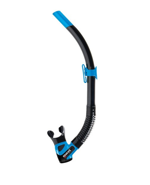 Трубка для дайвингу Mares Rebel Flex чорний з синім 411489.BKWH