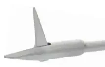 Напівжорсткі гострокінцеві ножиці 5 Шр (Fr) 340 мм Mindray (X T53410SP), фото 1