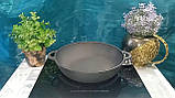 Сковорода чавунна (сотейник), d=200мм, h=54мм з чавунною кришкою, фото 2