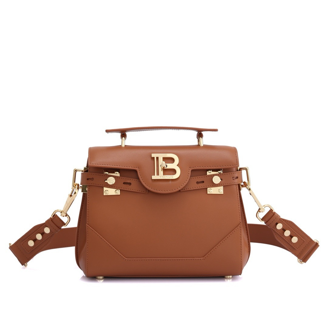 Balmain Brown Gold Logo 1:1